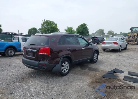 2013 Kia Sorento Lx V6 z USA, uszkodzony, nr VIN 5XYKT4A27DG354847